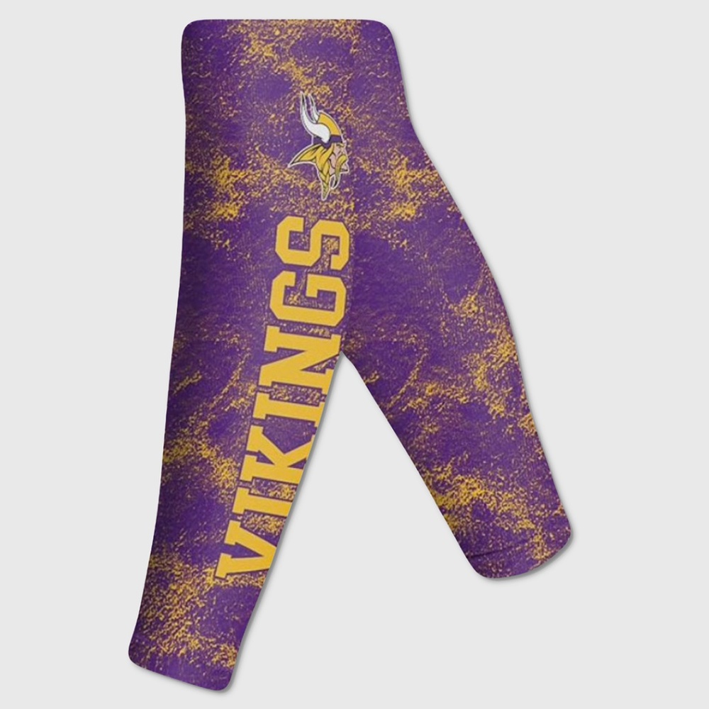 Minnesota Vikings FOCO /‎ NFL Leggings - NWT Womens Medium Multi - #47947-L3 - Picture 3 of 3